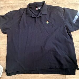 Ralph Lauren Men’s Navy Polo with Crest Emblem